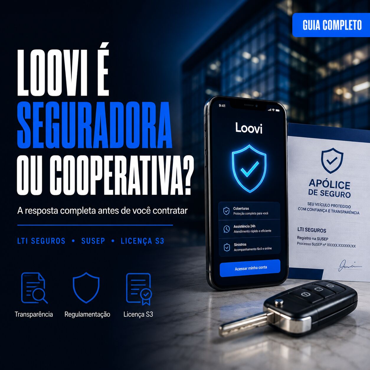 Imagem ilustrativa para o artigo Loovi é Seguradora ou Cooperativa? Saiba a Verdade Antes de Contratar