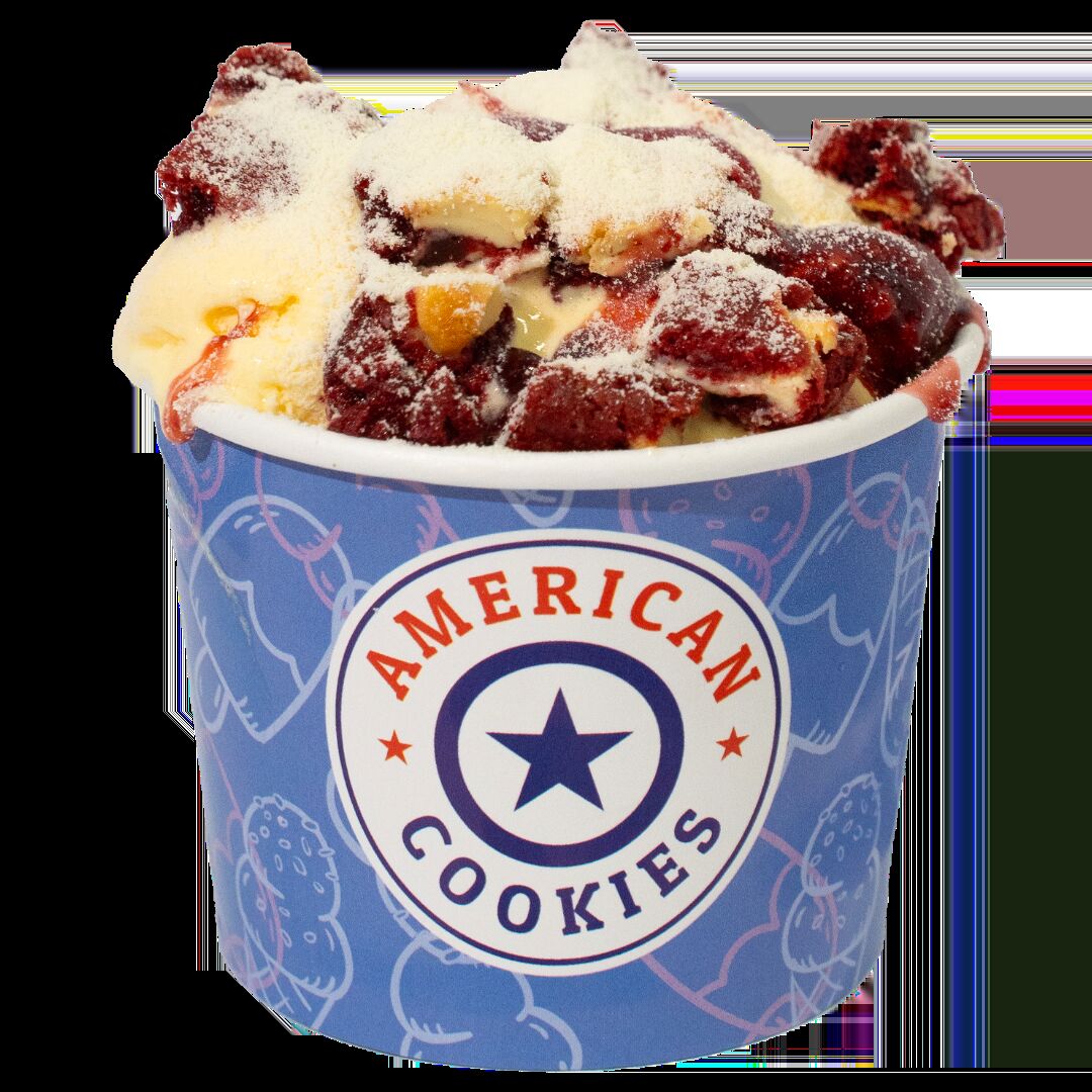 Flurry Red Velvet com Ninho American Cookies
