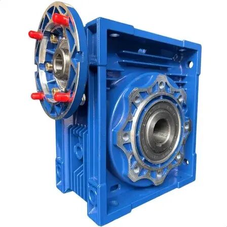 Redutor industrial NMRV 90 Redufer azul, redução 1:30, para motor de 3 cv