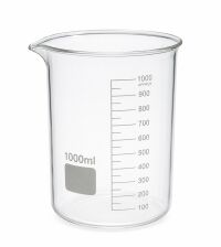 Imagem de Copo Becker de Vidro Borosilicato 3.3 – 1000ml (1 Litro)