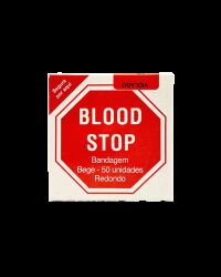 Imagem de Blood Stop Redondo Bege AMP - Caixa Com 50 Unidades