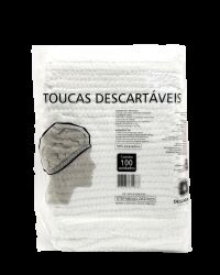 Imagem de Touca Descartável Sanfonada Descarpack – Pacote com 100 Unidades