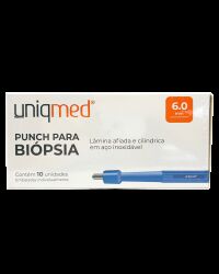 Imagem de Punch para Biópsia 6.0 mm Uniqmed – Caixa com 10 Unidades