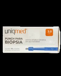 Imagem de Punch para Biópsia 3.0 mm Uniqmed – Caixa com 10 Unidade