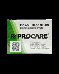 Imagem de Fio de Sutura Nylon 5-0 45 cm com Agulha 15 mm 3/8 Triangular Procare – Caixa com 24 Unidades