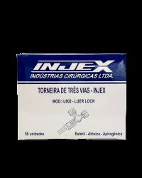 Imagem de Torneira 3 Vias Luer Lock Injex