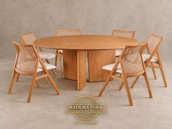 Imagem do produto Mesa Manacá Redonda com Cadeira Dracena