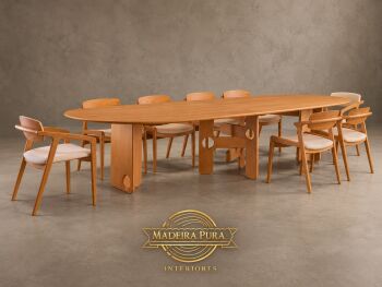 Imagem do produto Mesa Régia com Cadeira Lótus Estofada