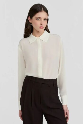 Imagem de CAMISA SEDA LEA OFF WHITE - NV