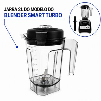 Imagem do produto Jarra 2 Litros Do Liquidificador Blender Smart Turbo