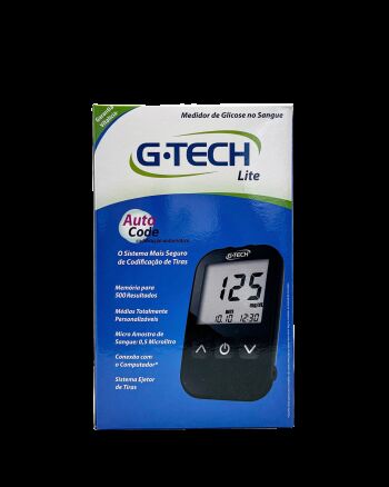 Imagem de Kit Medidor de Glicose Lite Completo G-Tech