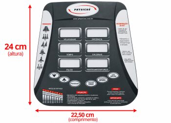 Imagem de Adesivo Central do Painel Bick Vert/Horiz e Eliptico - Modelo 04