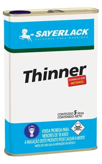 Imagem principal de THINNER SAYERLACK PROFISSIONAL 5 LITROS