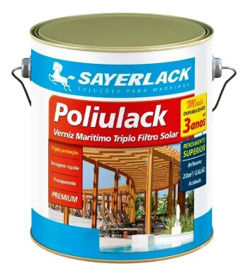 Imagem principal de VERNIZ POLIULACK BRILHO SAYERLACK 3,6 LITROS