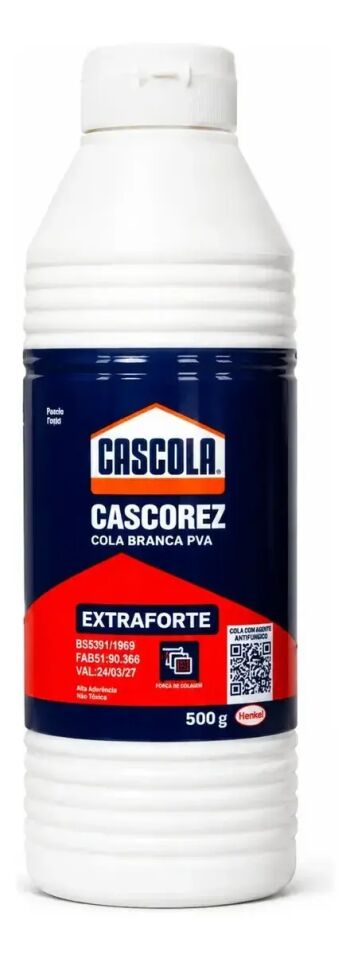 Imagem de COLA CASCOREZ EXTRAFORTE 500GR (BRANCA)