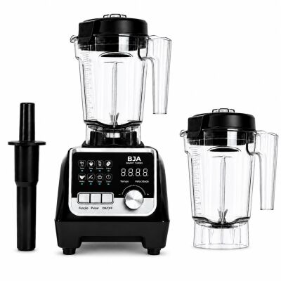Imagem de Kit Blender BJA Smart Turbo 2000W + Jarra Completa – Preto – Modelo BJA-2L-2W