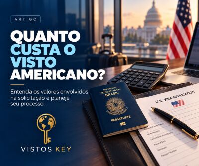 Imagem do artigo Quanto custa tirar o visto americano? Taxa e outros gastos