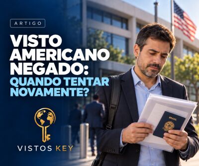 Imagem do artigo Visto americano negado: quanto tempo esperar para tentar novamente?