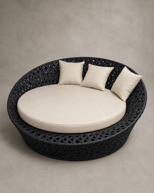 Imagem do produto Chaise Trançado Teia com estofado