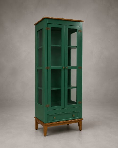 Imagem do produto Cristaleira Color Verde 2 Portas