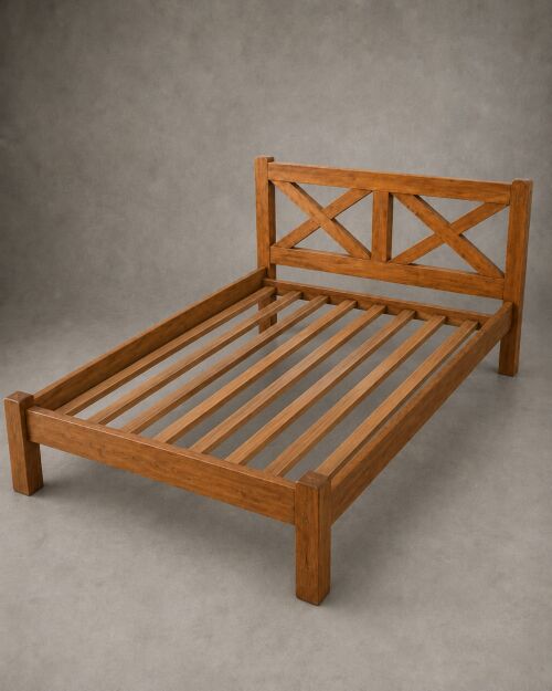 Imagem do produto Cama 2X em Peroba Rosa