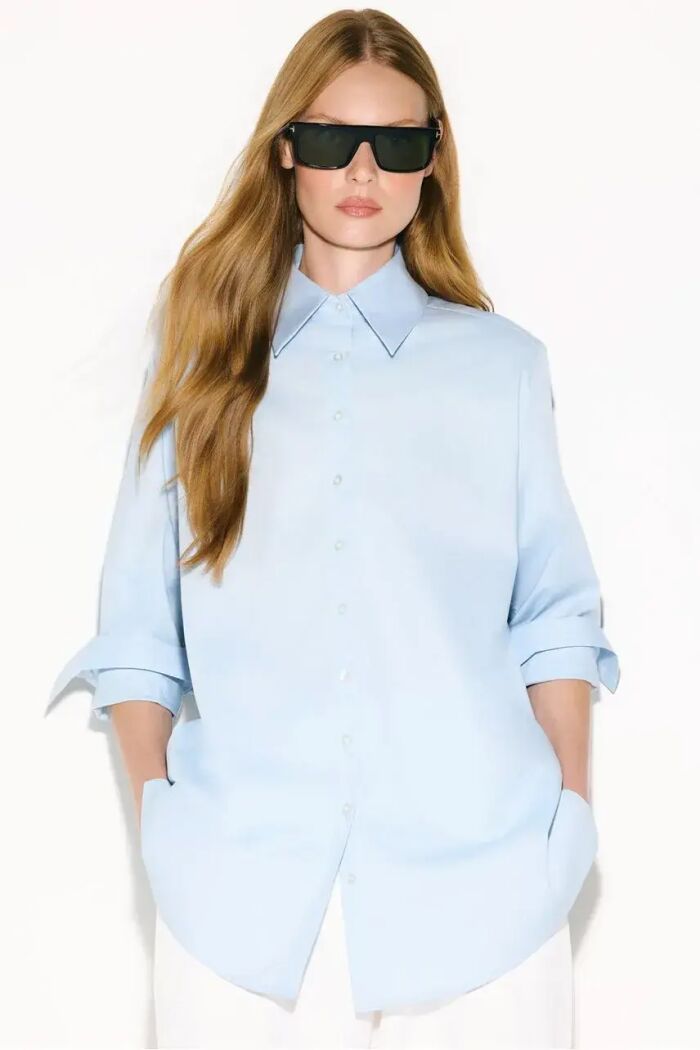 Imagem de CAMISA LIGIA AZUL MISTY - NV