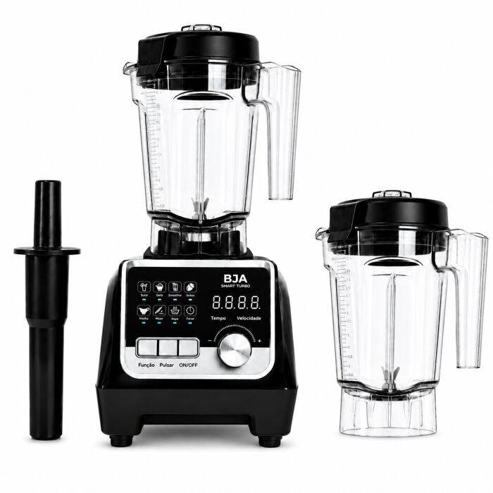 Imagem de Kit Blender BJA Smart Turbo 2000W + Jarra Completa – Preto – Modelo BJA-2L-2W