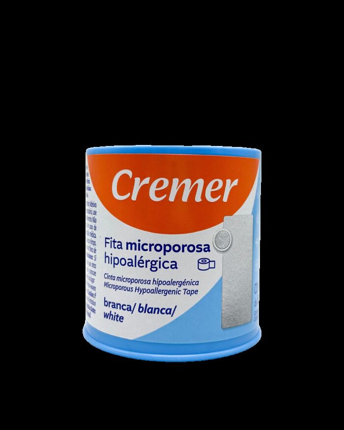 Imagem de Fita Micropore Branca 50 mm x 10 m Cremer