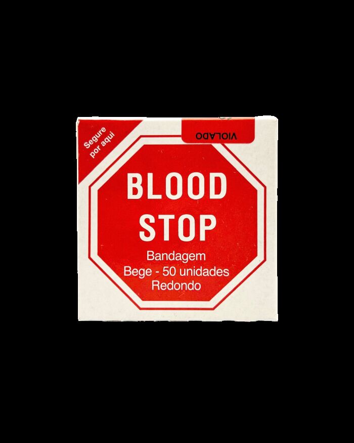 Imagem de Curativo Adesivo Blood Stop Redondo Bege – Caixa com 50 Unidades