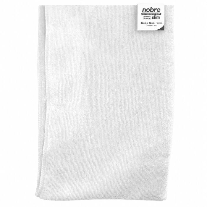 Imagem de Pano de Microfibra 40 x 40 cm Cinza Slim – Nobre