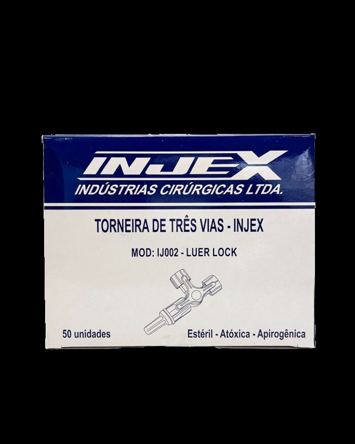 Imagem de Torneira 3 Vias Luer Lock Injex