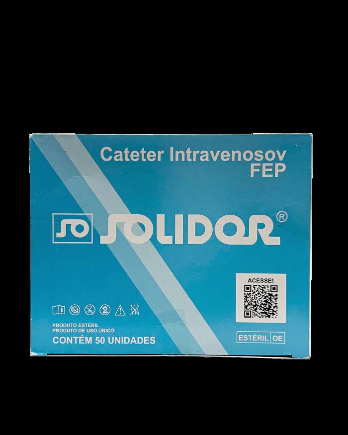 Imagem de Cateter Intravenoso 20G Solidor – Caixa com 50 Unidades