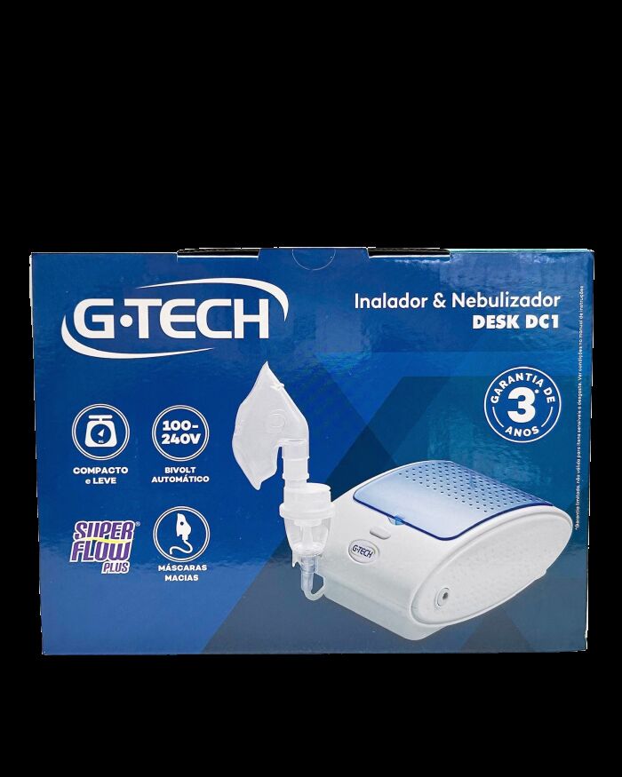 Imagem de Inalador e Nebulizador de Ar Comprimido Desk DC1 G-Tech