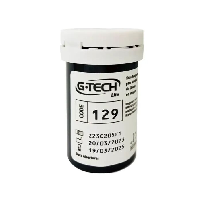 Imagem de Tiras Reagentes para Glicemia G-Tech Free Lite - Caixa com 50 Unidades