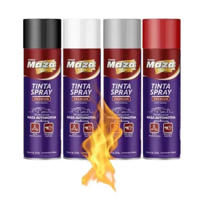 Imagem de Tinta Spray Maza Alta Temperatura
