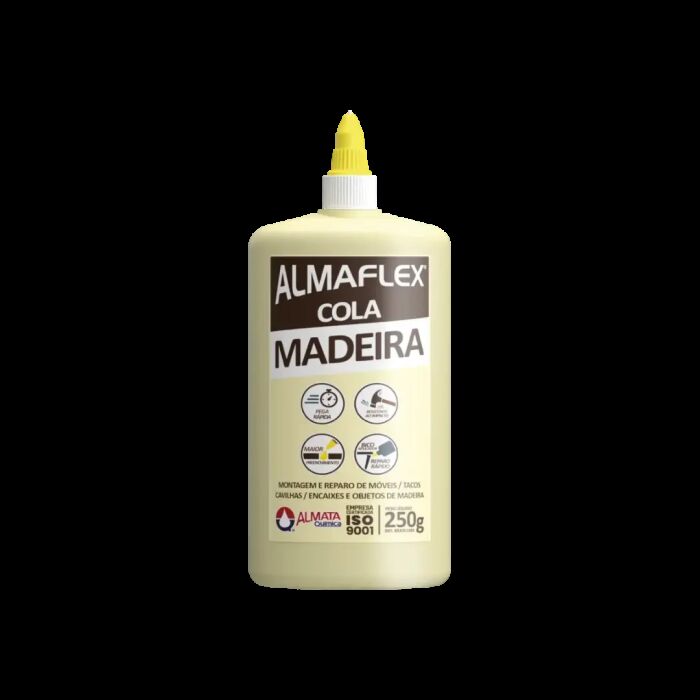 Imagem de COLA PVA ALMAFLEX 250GR (AMARELA)