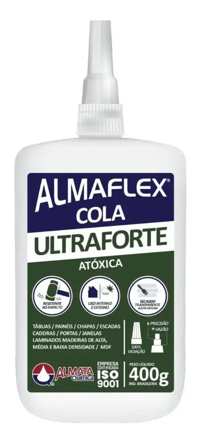 Imagem de COLA ALMAFLEX ULTRAFORTE 993 90G (BRANCA)