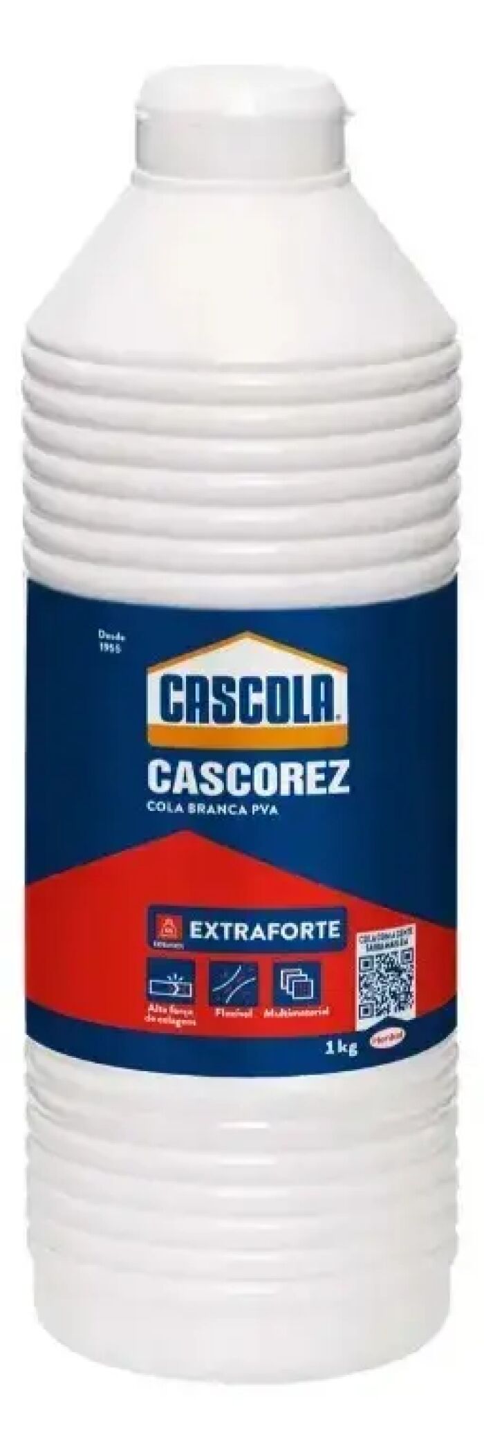 Imagem de COLA CASCOREZ EXTRAFORTE 1KG (BRANCA)
