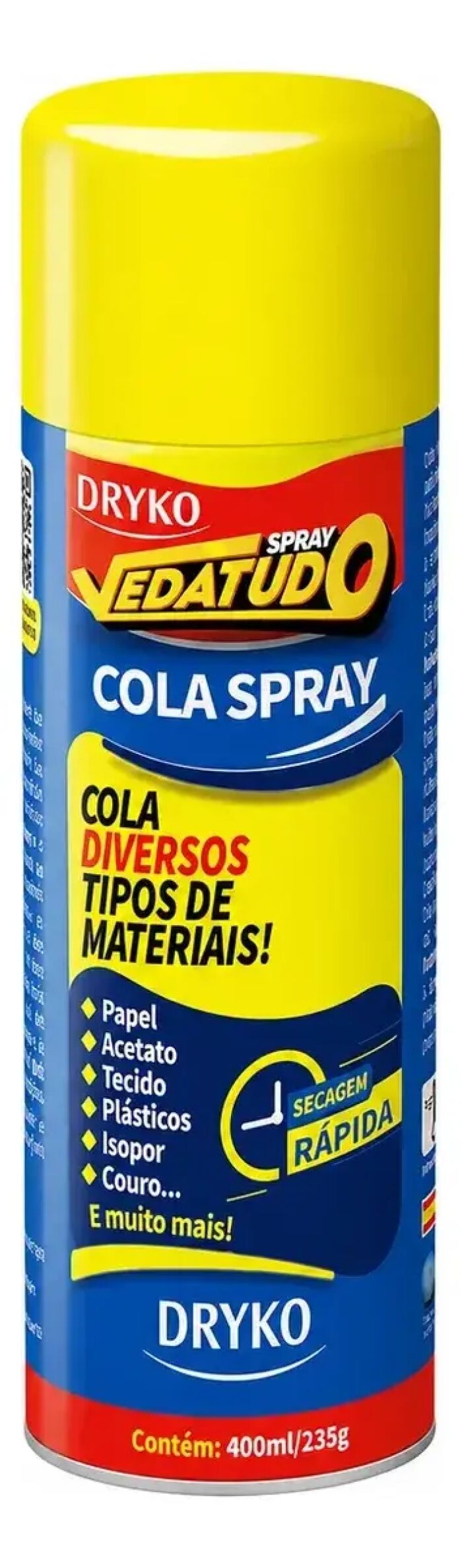 Imagem de COLA SPRAY PERMANENTE 235G/400ML DRYKO