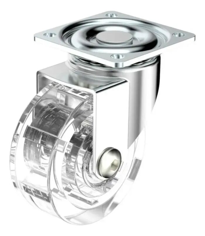 Imagem de RODIZIO GEL 50MM CHAPA SEM FREIO REFORÇADO