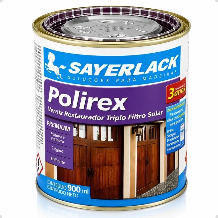 Imagem de VERNIZ POLIREX IMBUIA BRILHO 900ML SAYERLACK
