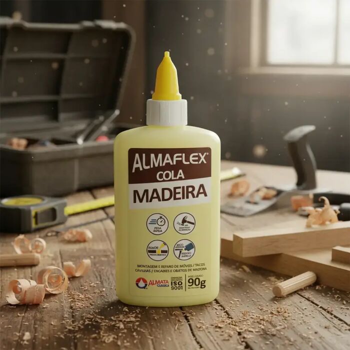 Imagem de COLA PVA ALMAFLEX 090GR (AMARELA)