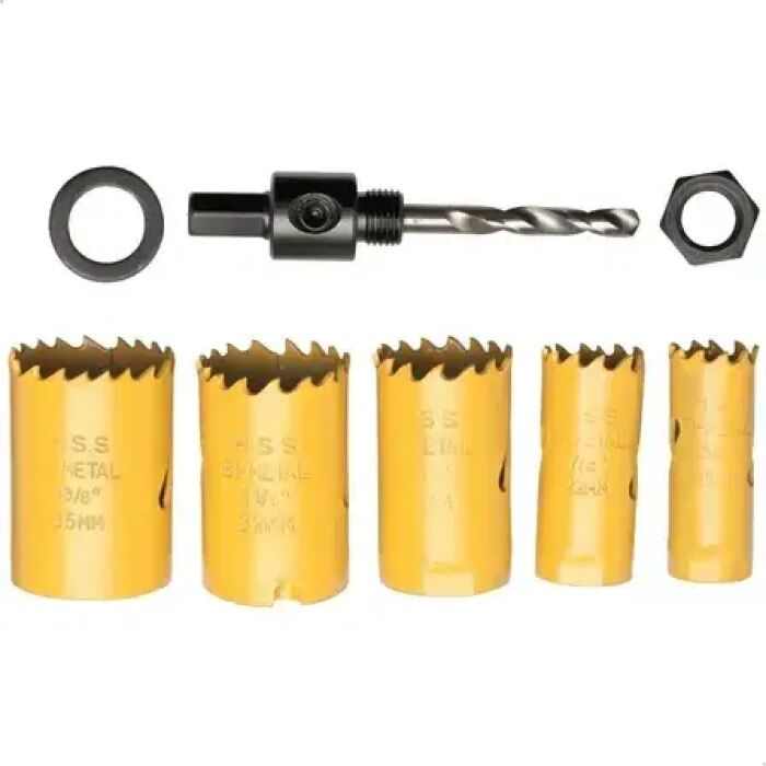 Imagem de Kit Serra Copo Bimetal 7 Peças EDA