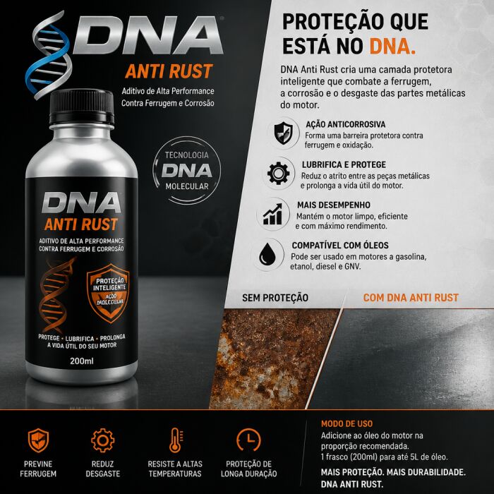 Imagem de Aditivo DNA Anti Rust 200ml