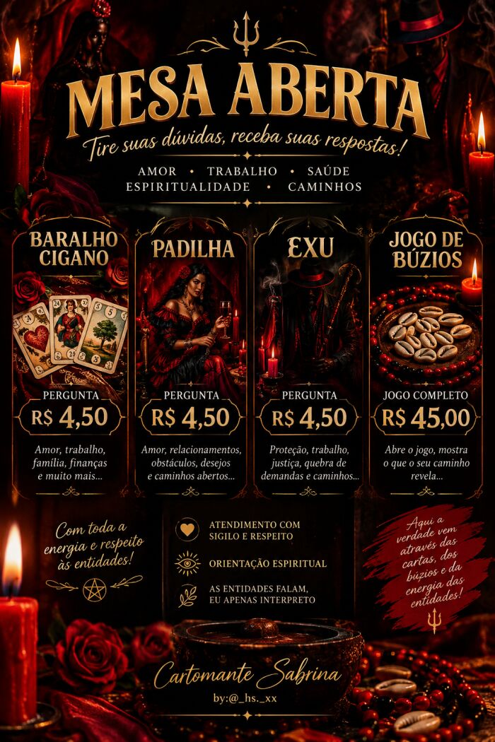 Imagem de Consulta Espiritual Mesa Aberta