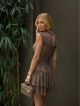 Imagem adicional 1 do item VESTIDO SARA MARROM - CLOUDE