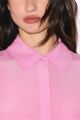 Imagem adicional 1 do item CAMISA SEDA LEA ROSA BUBBLE - NV