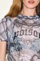 Imagem adicional 0 do item BLUSA MANGA CURTA VIOLETA - NV