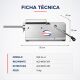 Imagem adicional 4 do item Ensacadeira Bja-5kg Aço Inox - Canhão de Linguiça Horizontal Modelo BJA-5L-H
