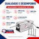Imagem adicional 1 do item Ensacadeira BJA-7kg Aço Inox - Canhão de Linguiça Horizontal Modelo BJA-7L-H
